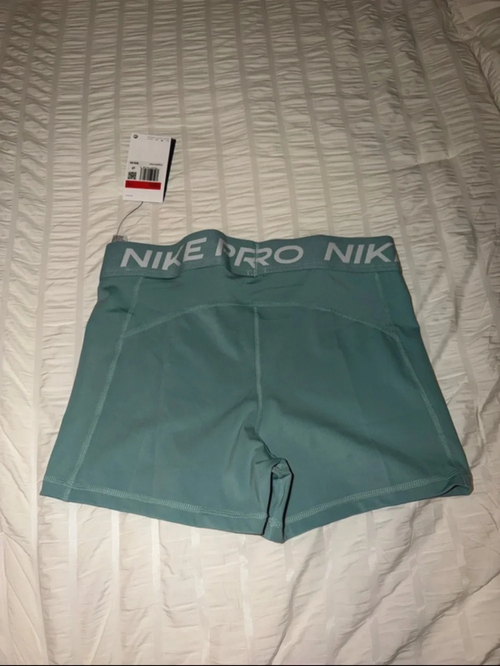 Nike Teal Sports Bra and Pro Shorts Set